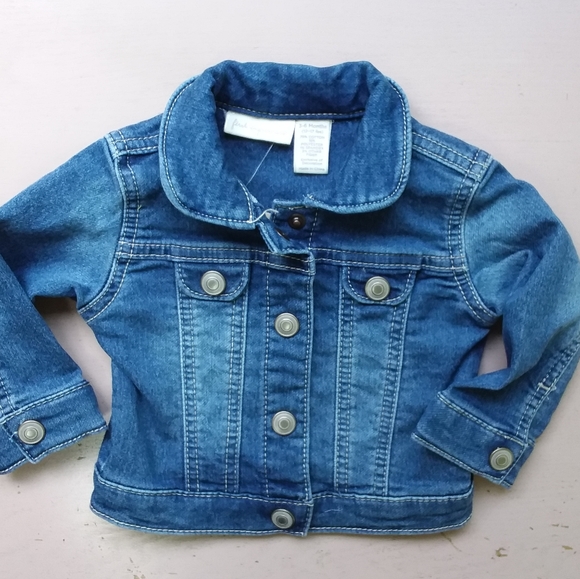 Denim Jacket Boys Baby Toddler Kids Jeans Outwear Coat Clothes 12 Months 7 nwt